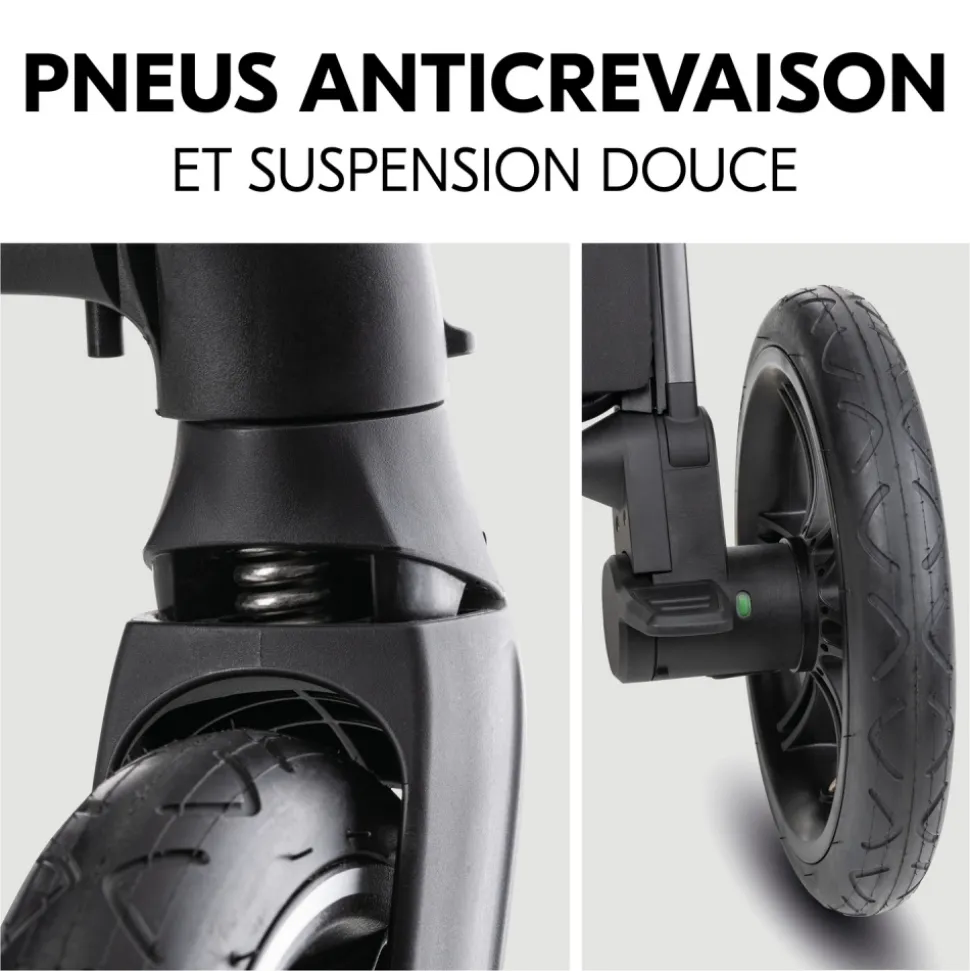 Poussette duo comfort n care set black