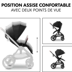 Poussette duo comfort n care set black