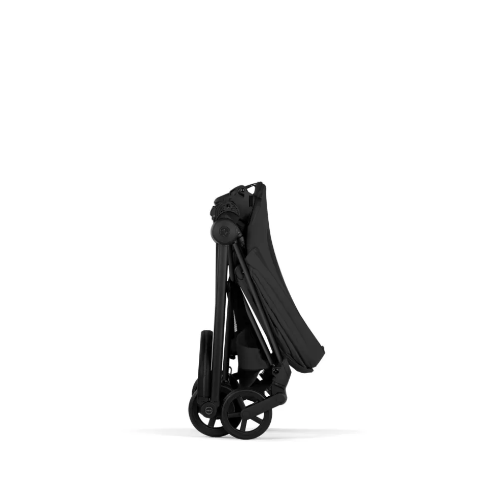 Poussette duo compacte mios 4 avec nacelle pliable châssis matt black sepia black