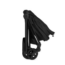 Poussette duo compacte mios 4 avec nacelle pliable châssis matt black sepia black