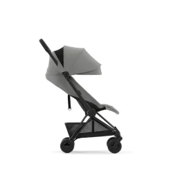 Poussette duo coya mirage grey châssis matt black + cloud t i-size