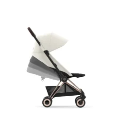 Poussette duo coya off white châssis rosegold + cloud t i-size