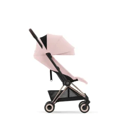 Poussette duo coya peach pink châssis rosegold + cloud t i-size