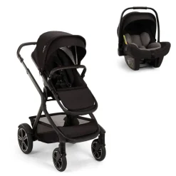 Poussette duo demi next + siège auto pipa next caviar