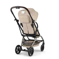 Poussette duo eezy s twist+ 2 pivotante almond beige avec siège auto cloud t i-size