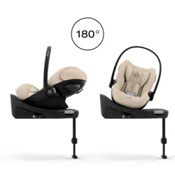 Poussette duo eezy s twist+ 2 pivotante almond beige avec siège auto cloud g3 i-size tissu plus