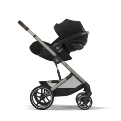Poussette duo eezy s twist+ 2 pivotante magic black avec siège auto cloud g3 i-size tissu plus