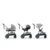 Poussette duo e-gazelle s stone grey + siège auto aton b2 i-size