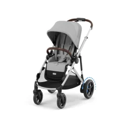 Poussette duo e-gazelle s stone grey + siège auto aton b2 i-size