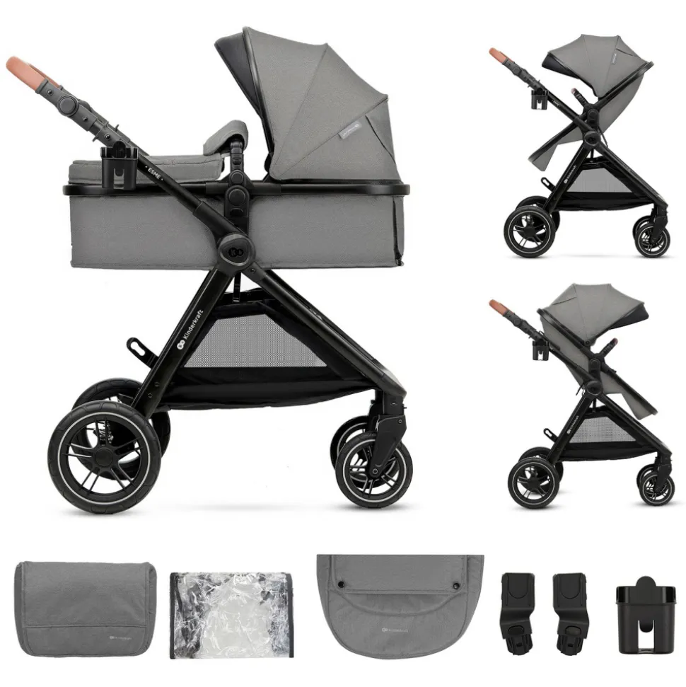 Poussette duo esme moonlight grey