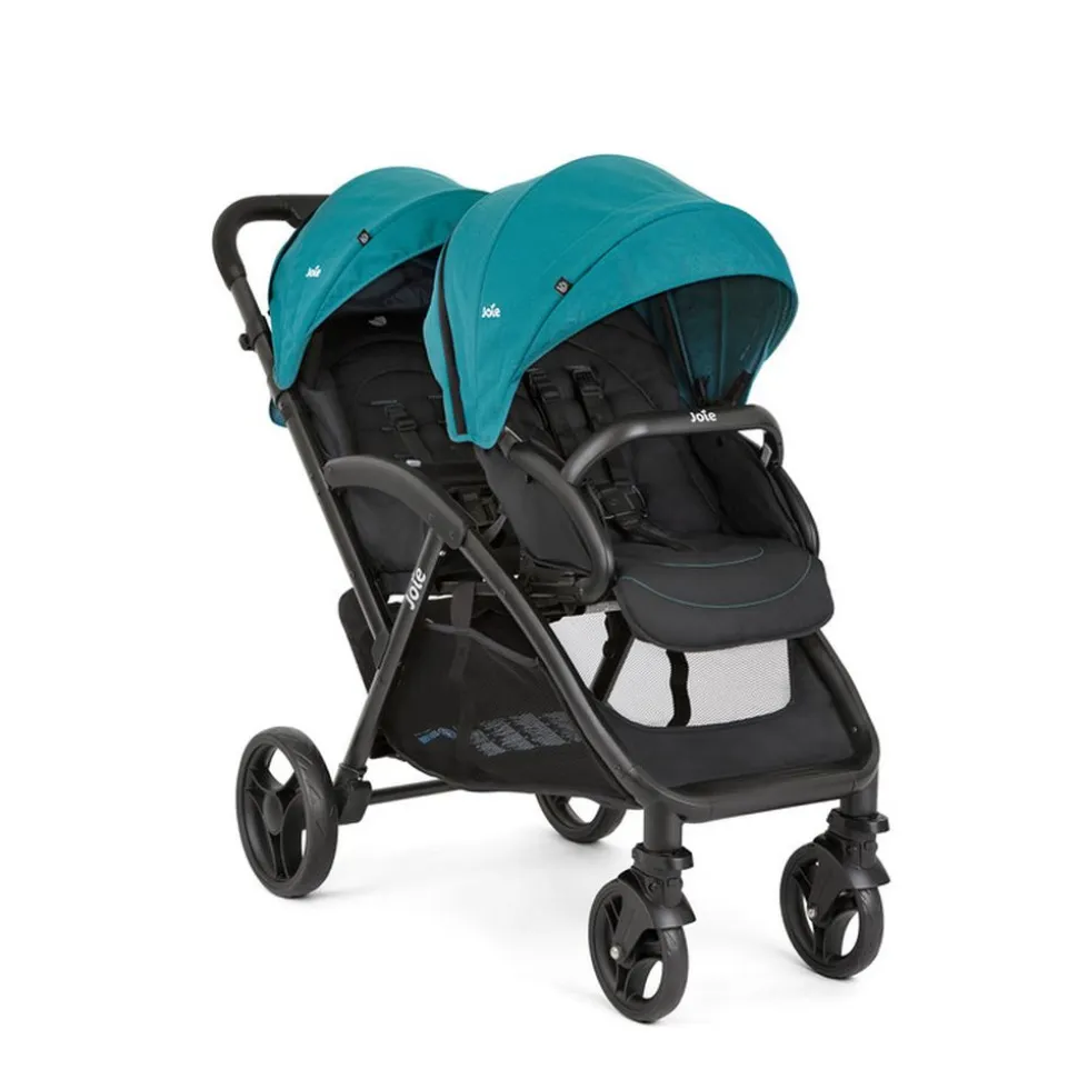 Poussette duo evalite double capri + siège auto i-snug 2 raven