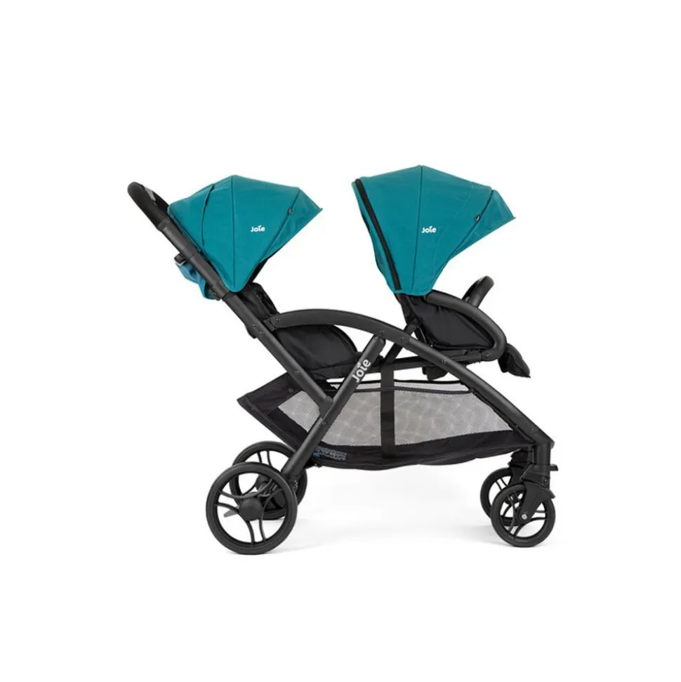 Poussette duo evalite double capri + siège auto i-snug 2 raven