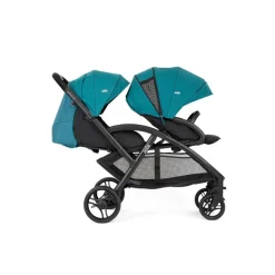 Poussette duo evalite double capri + siège auto i-starter eclipse