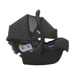 Poussette duo evalite double capri bleu + siège auto i-gemm 3 shale noir