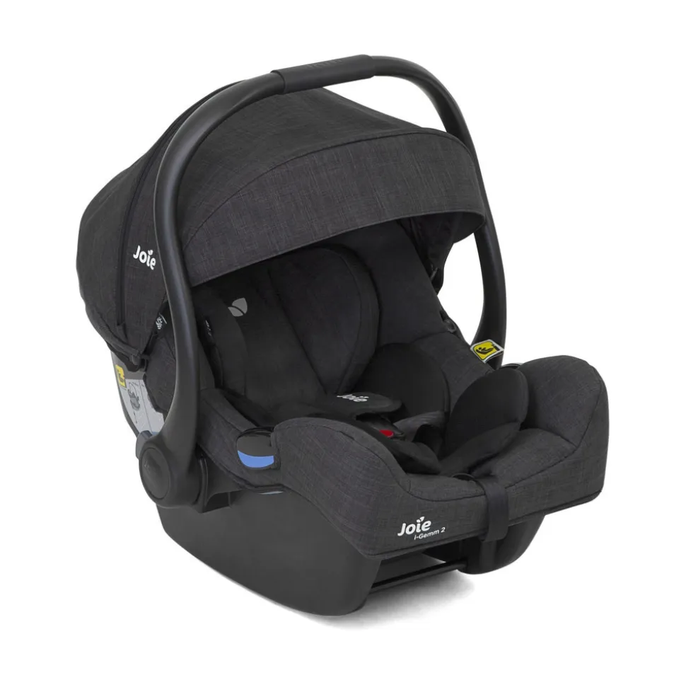Poussette duo evalite double capri bleu + siège auto i-gemm 3 shale noir