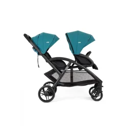 Poussette duo evalite double capri bleu + siège auto i-gemm 3 shale noir