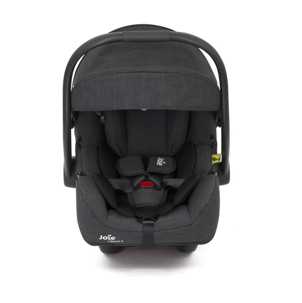 Poussette duo evalite double capri bleu + siège auto i-gemm 3 shale noir