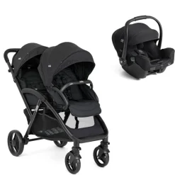 Poussette duo evalite double shale + siège auto i-starter eclipse