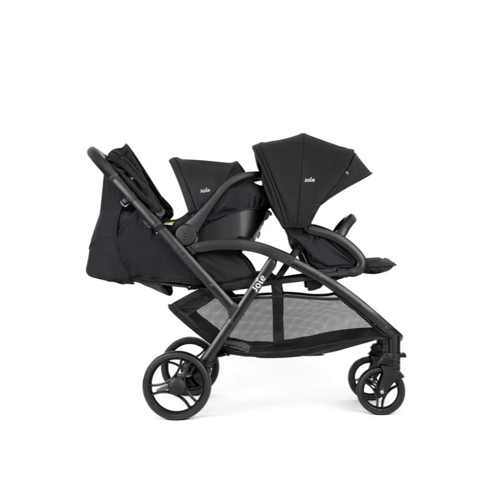 Poussette duo evalite double shale + siège auto i-starter eclipse