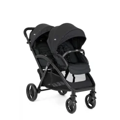 Poussette duo evalite double + siège auto i-snug 2 shale noir