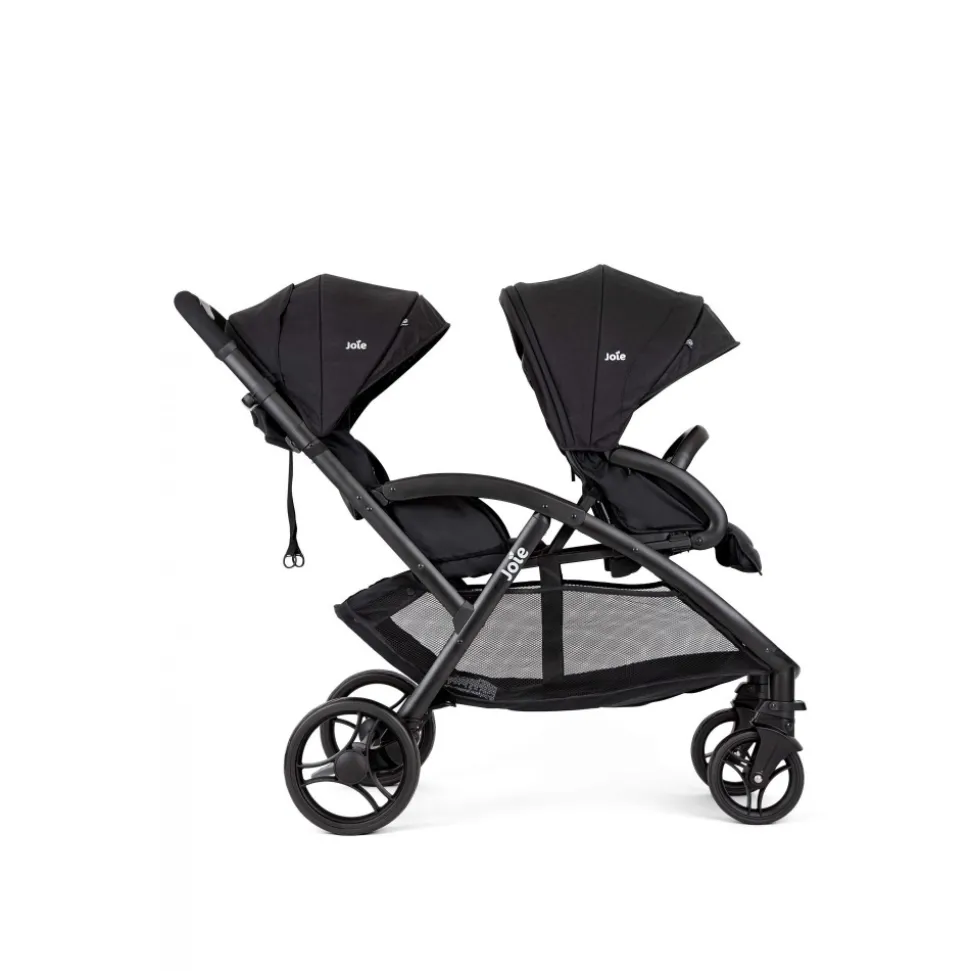 Poussette duo evalite double + siège auto i-snug 2 shale noir