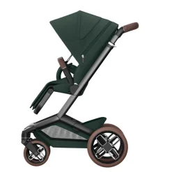 Poussette duo fame + nacelle twillic green