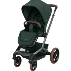 Poussette duo fame + siège auto pebble pro 2 green