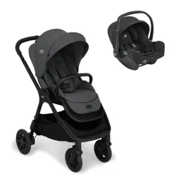 Poussette duo finiti ebony + siège auto i-snug 2 raven