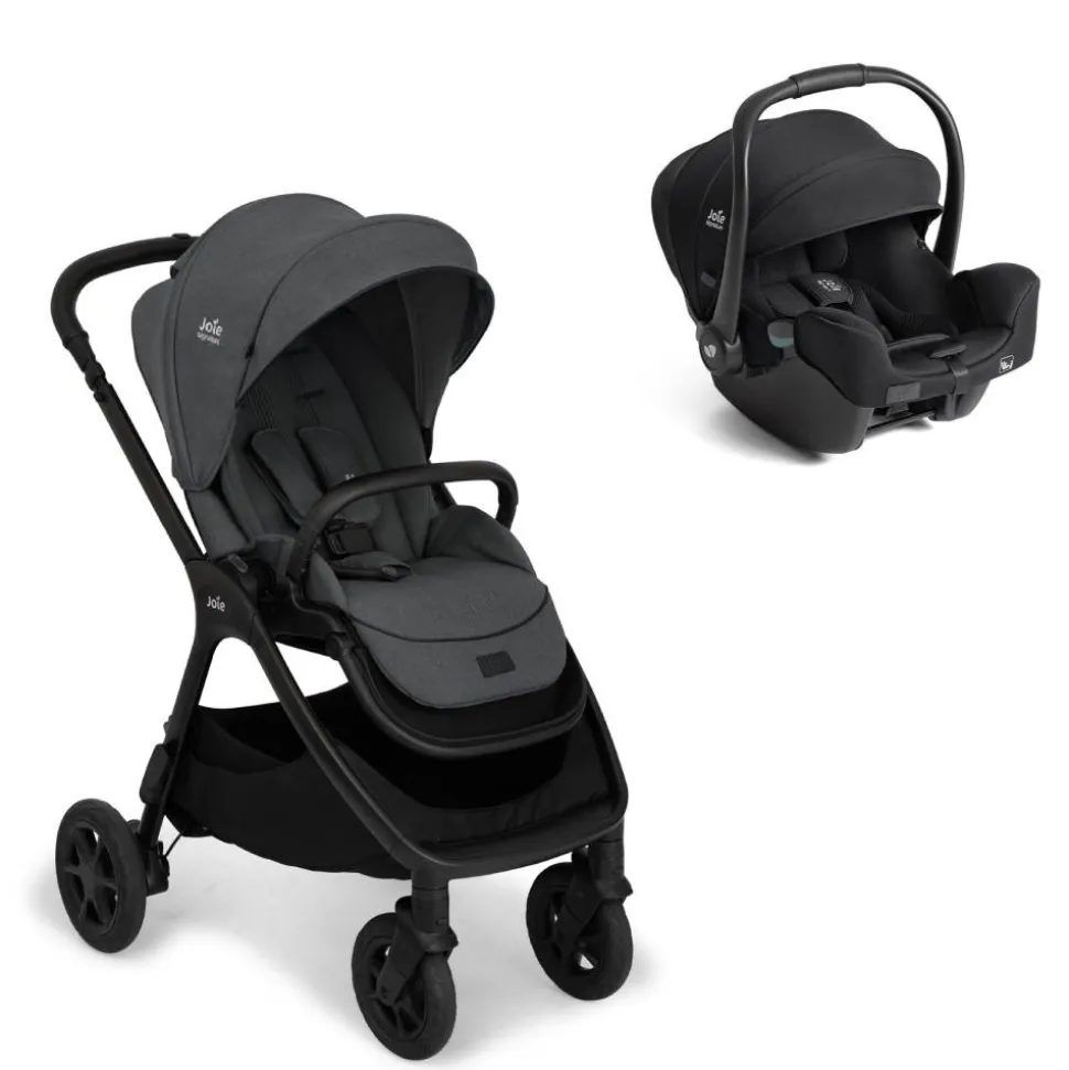 Poussette duo finiti ebony + siège auto i-starter eclipse