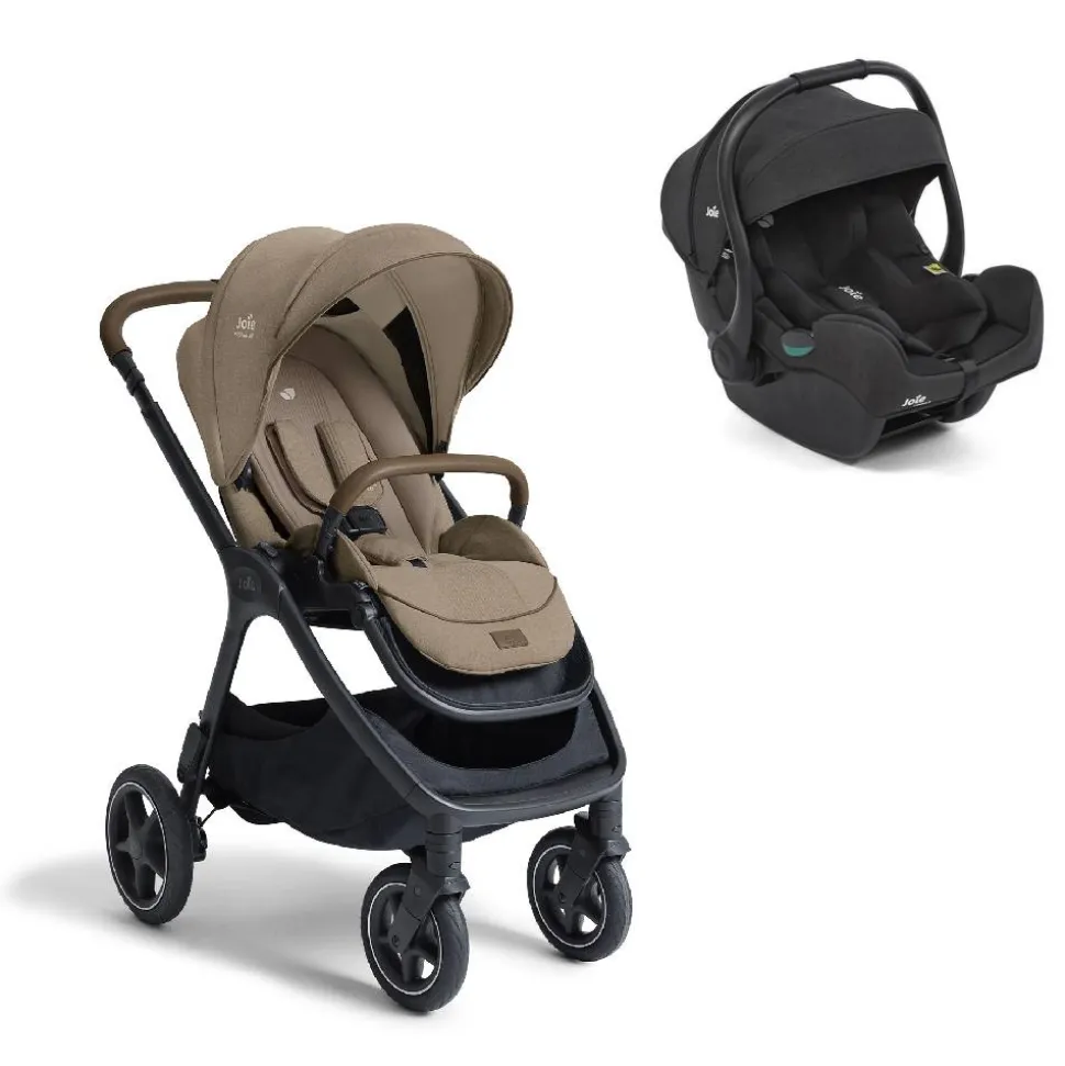 Poussette duo finiti sandstone + siège auto i-gemm 3 raven