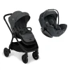 Poussette duo finiti + siège auto i-level pro ebony gris
