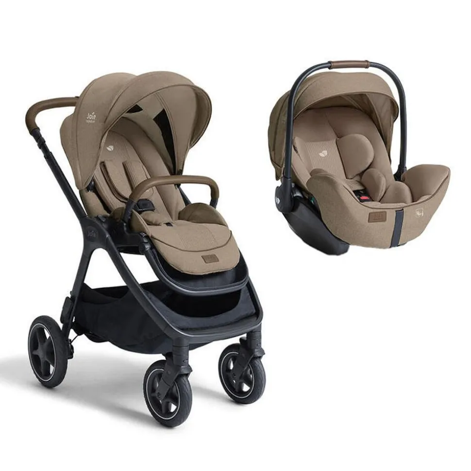 Poussette duo finiti + siège auto i-level pro sandstone beige