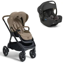 Poussette duo finiti signature sandstone beige + siège auto i-gemm 3 shale noir
