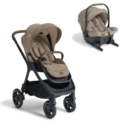 Poussette duo finiti signature + siège auto sprint sandstone beige