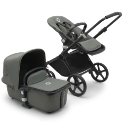 Poussette duo fox cub complète noir / vert forêt