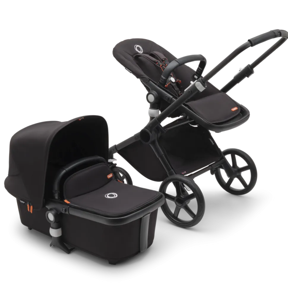 Poussette duo fox cub complète noir / nuit noire