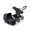 Poussette duo fox 5 tout terrain complète noir / pur indigo