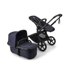 Poussette duo fox 5 tout terrain complète noir / pur indigo