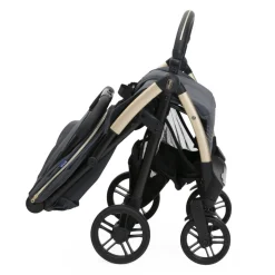 Poussette duo goody xplus - dark shadow + siège auto first seat recline i-size black satin
