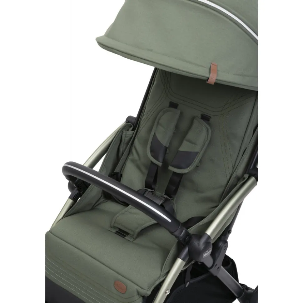 Poussette duo goody xplus - twinkle green + siège auto first seat recline i-size black satin