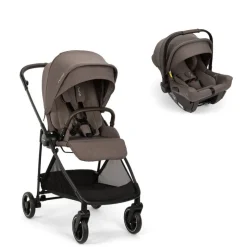 Poussette duo ixxa next + siège auto pipa urbn chestnut