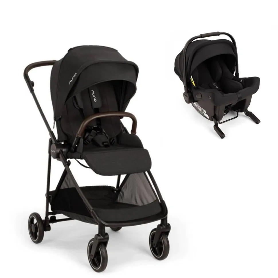 Poussette duo ixxa next + siège auto pipa urbn caviar
