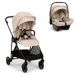 Poussette duo ixxa next + siège auto pipa next biscotti