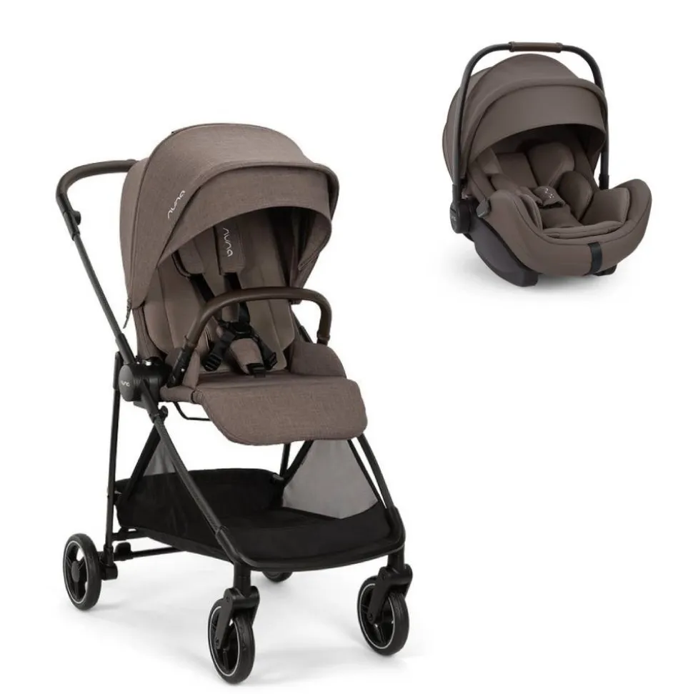 Poussette duo ixxa next + siège auto arra flex chesnut