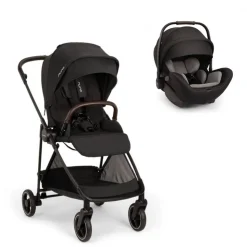 Poussette duo ixxa next + siège auto arra flex caviar