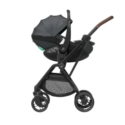 Poussette duo leona 2 + siège auto pebble 360 pro 2 twillic graphite
