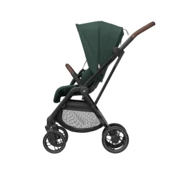 Poussette duo leona 2 + siège auto pebble 360 pro 2 twillic green