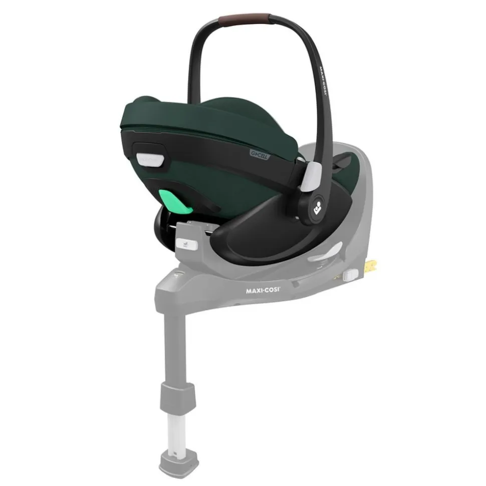 Poussette duo leona 2 + siège auto pebble 360 pro 2 twillic green