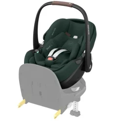 Poussette duo leona 2 + siège auto pebble 360 pro 2 twillic green