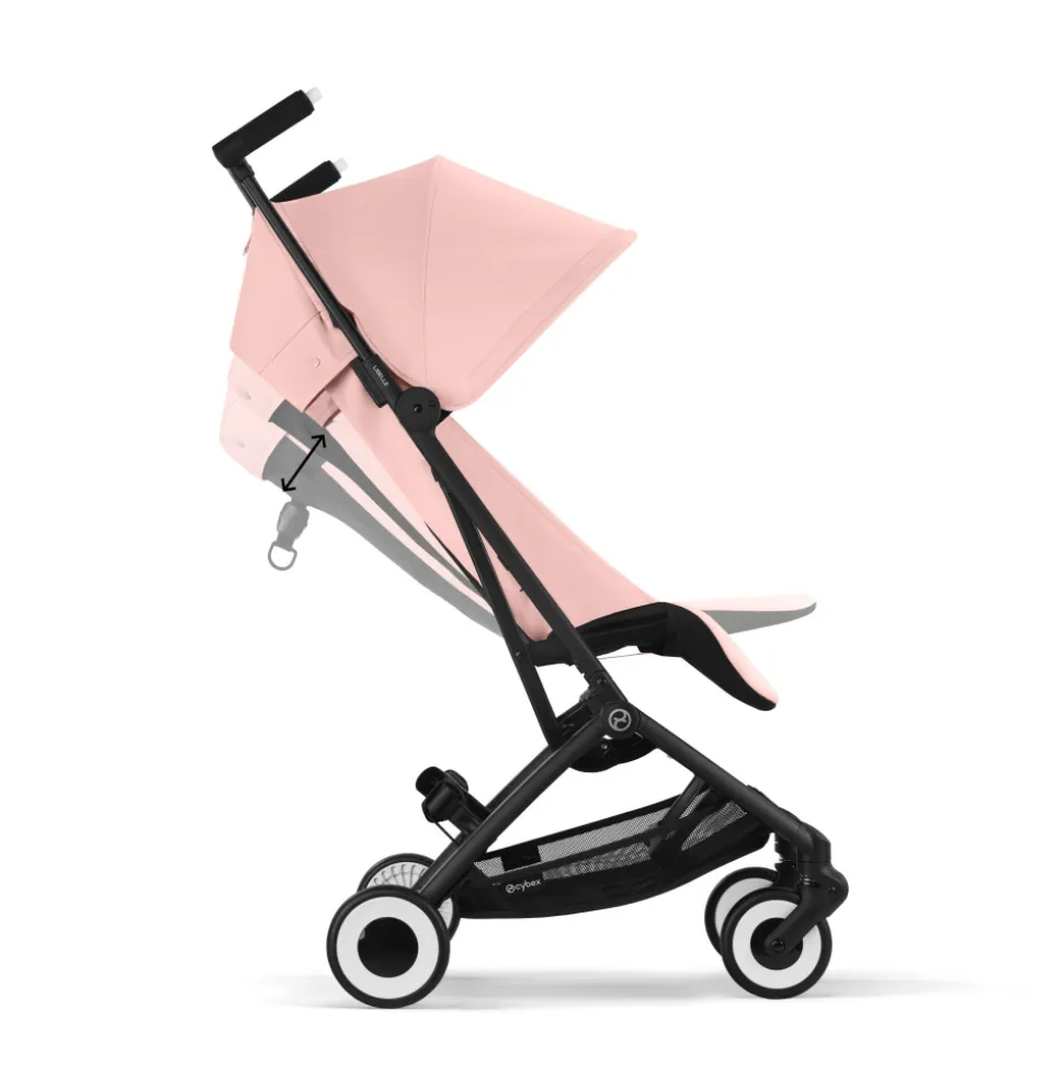 Poussette duo libelle 4 candy pink + aton b2 i-size